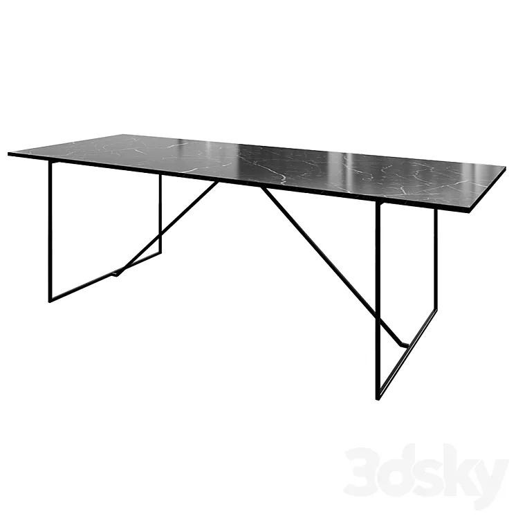 Dining table Gent 3DS Max