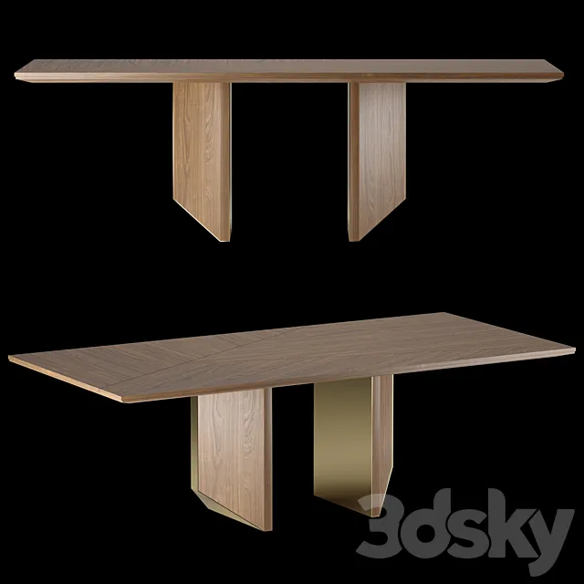 Dining table HOLL OUTLINE 3DS Max Model