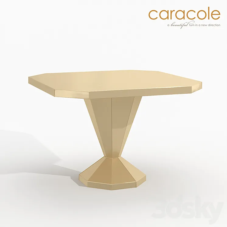 Dining table I'm Riveted! Caracole 3DS Max