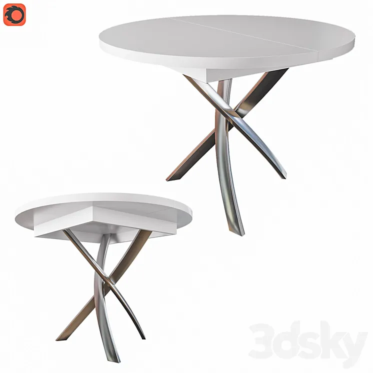 Dining table Kenner 3DS Max