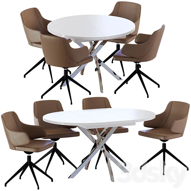 Dining table Kenner R 1100 3DS Max Model