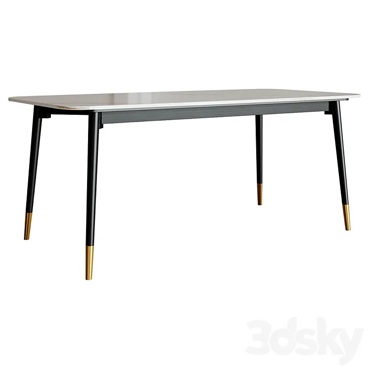 Dining table Malvern 3DS Max