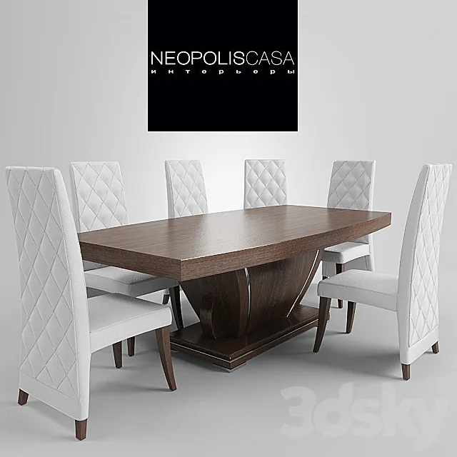 Dining table neopolis casa 3ds Max