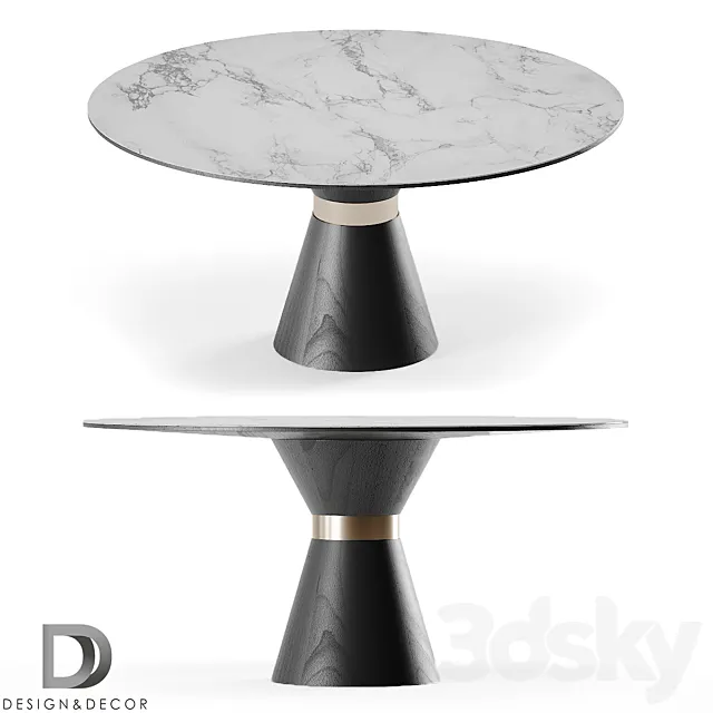 Dining table OM 3DSMax File