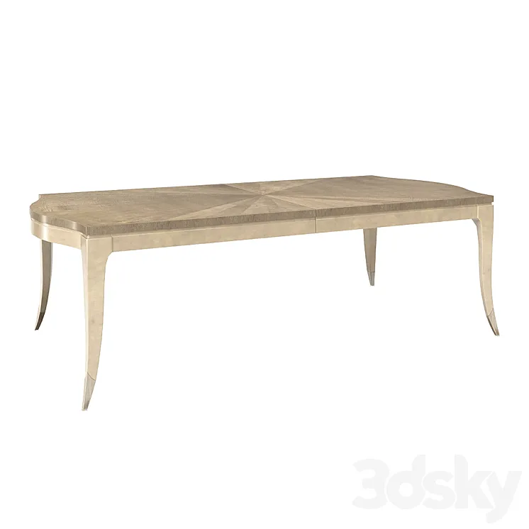 Dining table On A Silver Platter Caracole 3DS Max