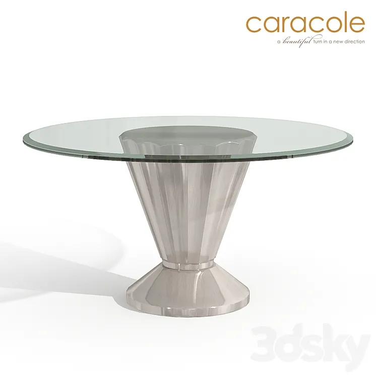 Dining table See Scallops Caracole 3DS Max