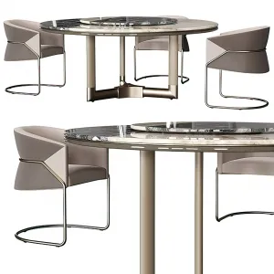 Dining Table Set – 3D – 008