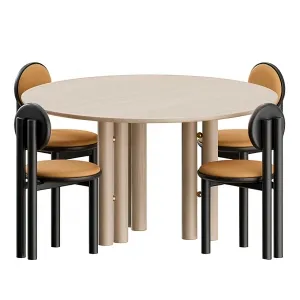 Dining Table Set – 3D – 015