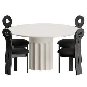 Dining Table Set – 3D – 029