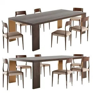Dining Table Set – 3D – 030