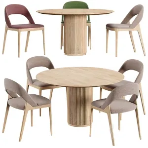 Dining Table Set – 3D – 033