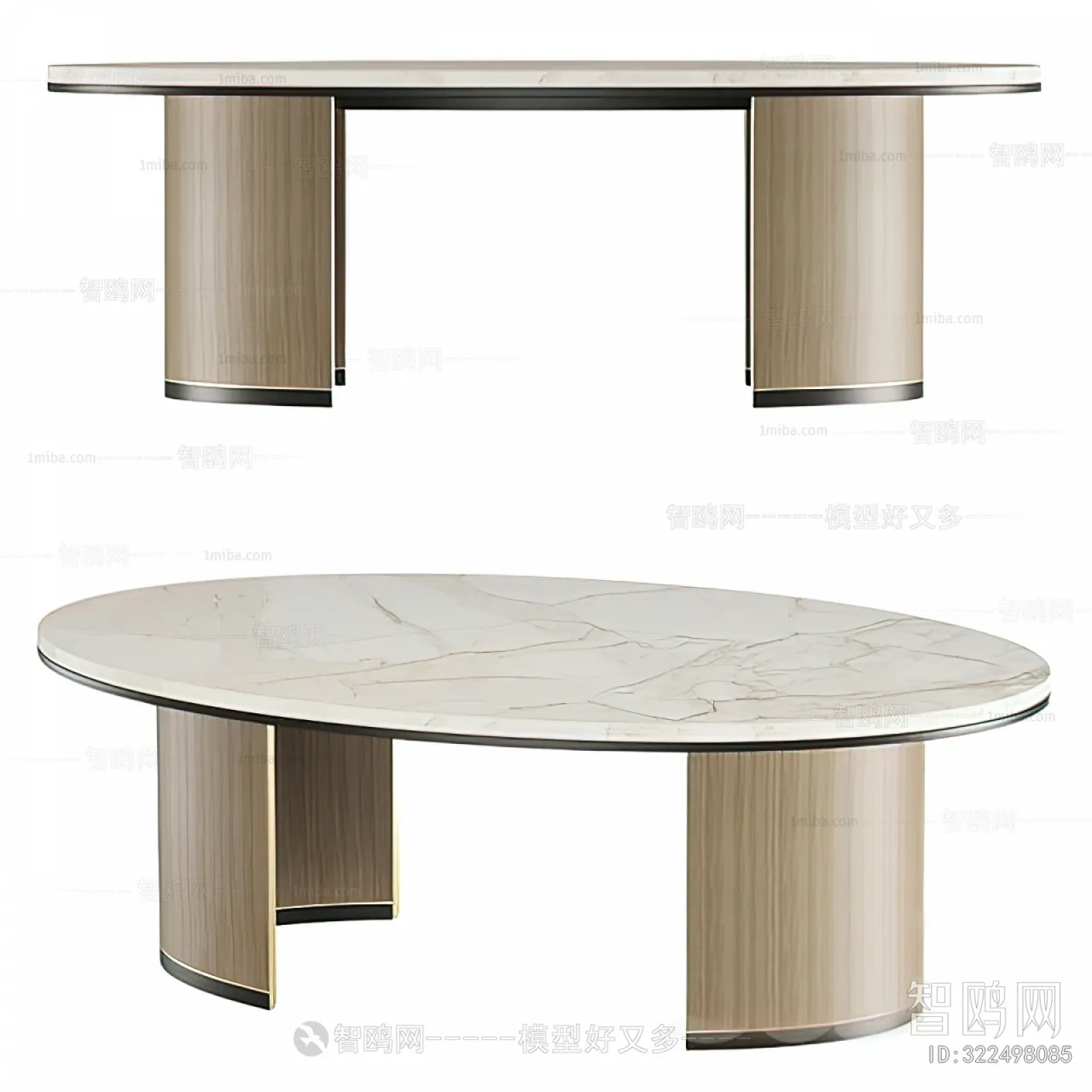 Dining Table Set – 3D – 034