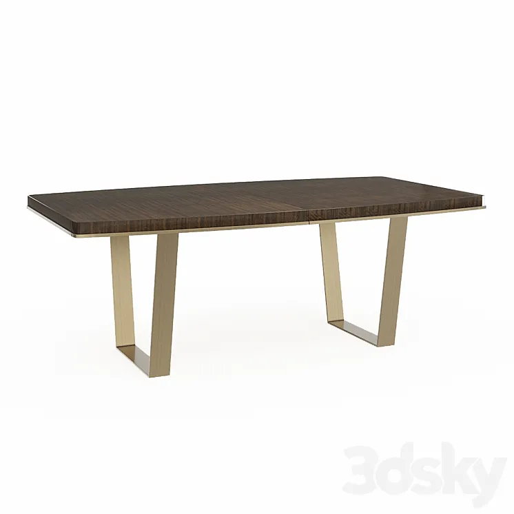 Dining table Streamline Dining Table 3DS Max
