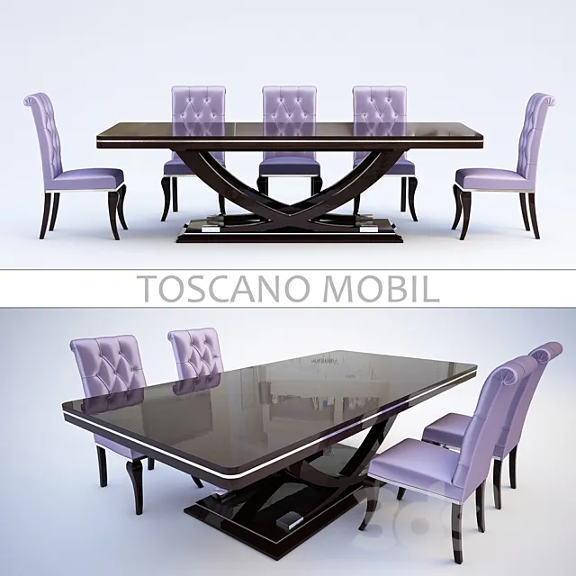 Dining table TOSCANO MOBIL 3DSMax File