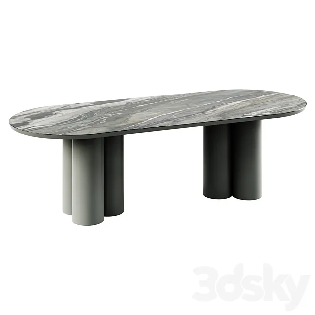 Dining table TOWNSVILLE 2 3ds Max