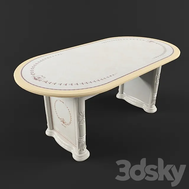 Dining_Table_Chicago 3DS Max Model