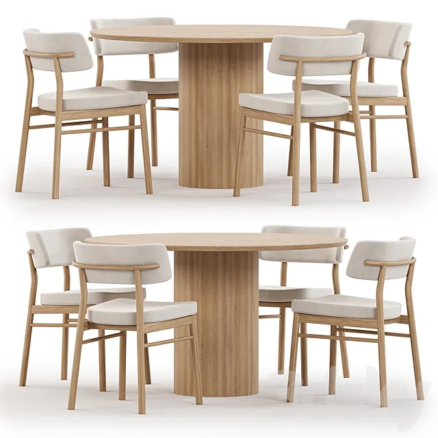 Dinning Set 05 3dsMax Model