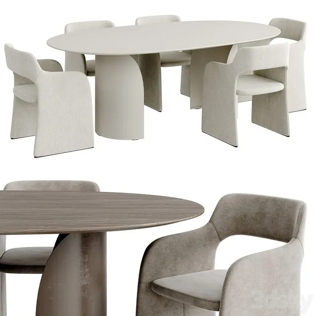 Dinning Set 127 3dsMax Model