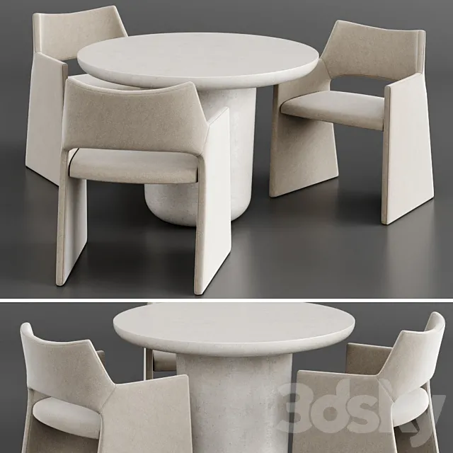 Dinning set 15 3DS Max Model