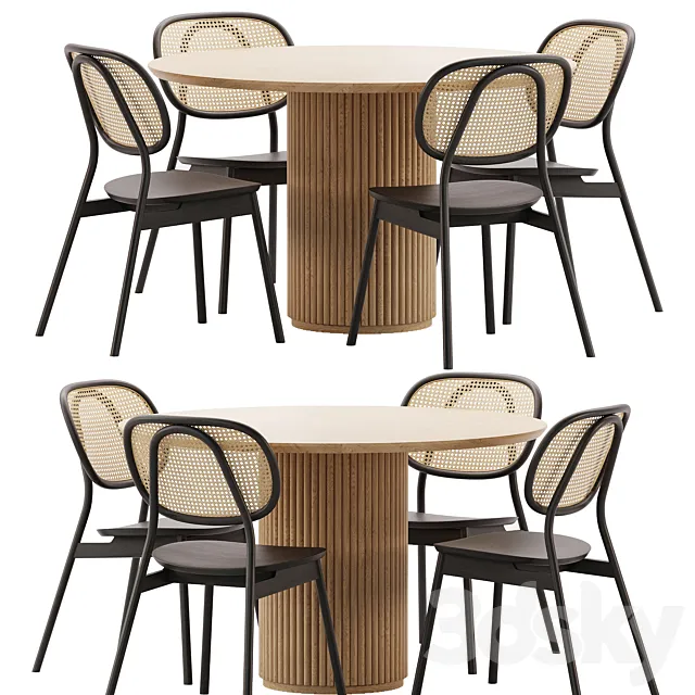 Dinning Set 21 3dsMax Model