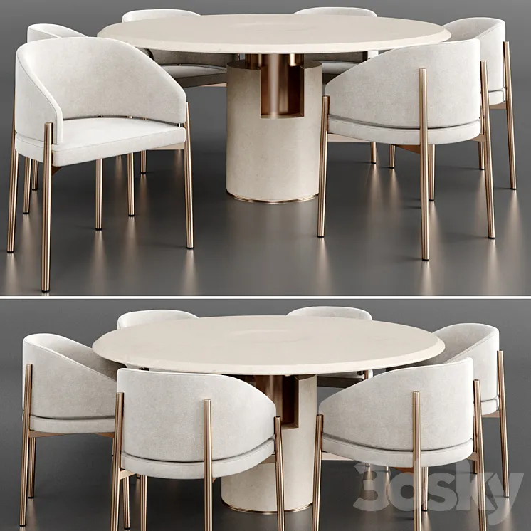 Dinning set 31 3DS Max Model