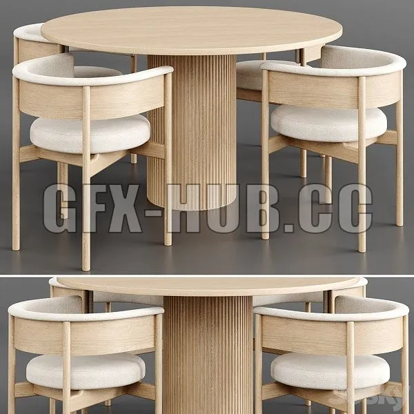 Dinning Set 39 3dsMax Model