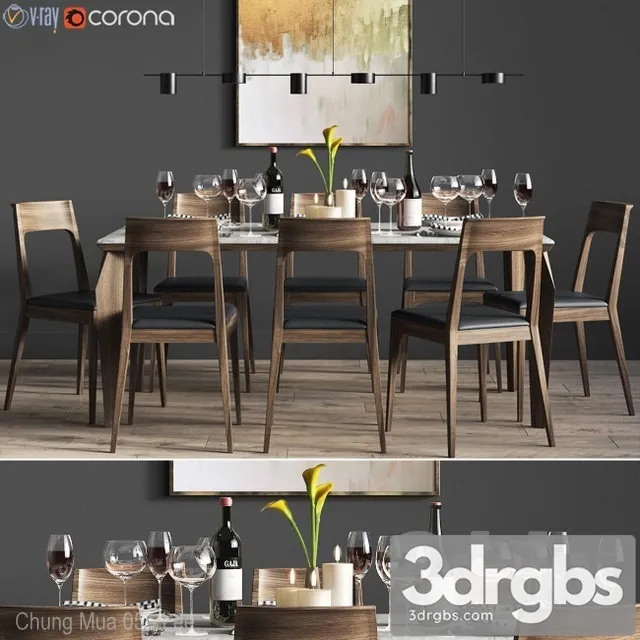 Dinning Set 3dsmax Download