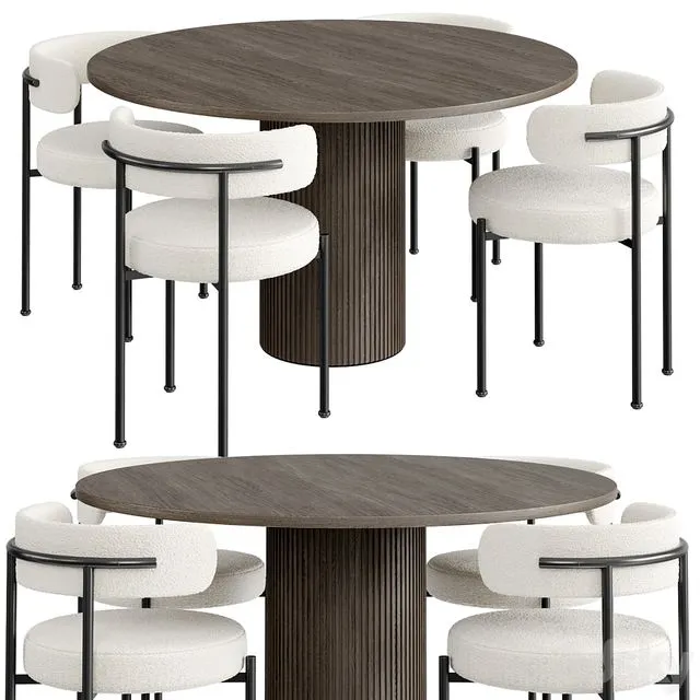 Dinning Set 44 3dsMax Model