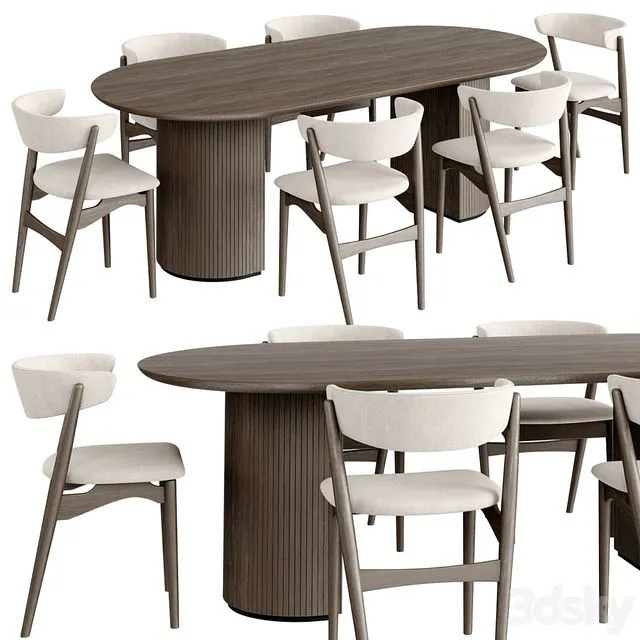 Dinning Set 61 3dsMax Model