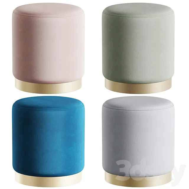 Dior pouf by Cosmo 3ds Max