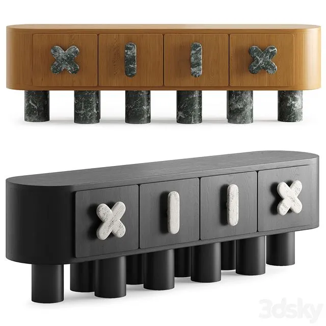 Diplopoda Sideboard By Appartement 2 3dsMax Model