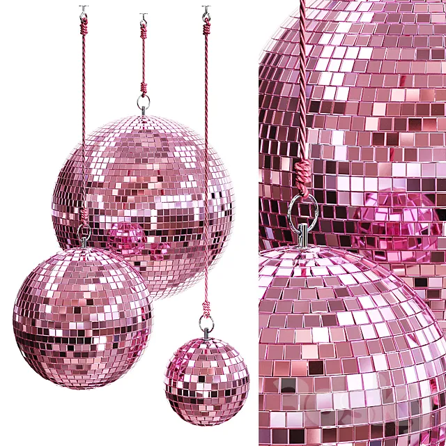 Disco ball 3DS Max Model