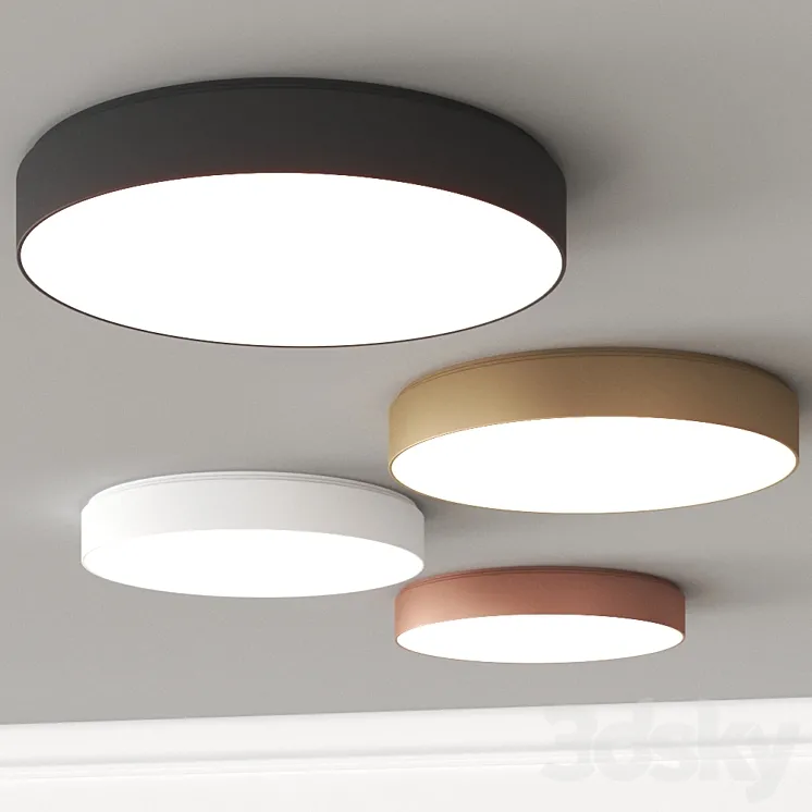 Discus up \/ Down by Petridis Sa Ceiling Lamp 3DS Max