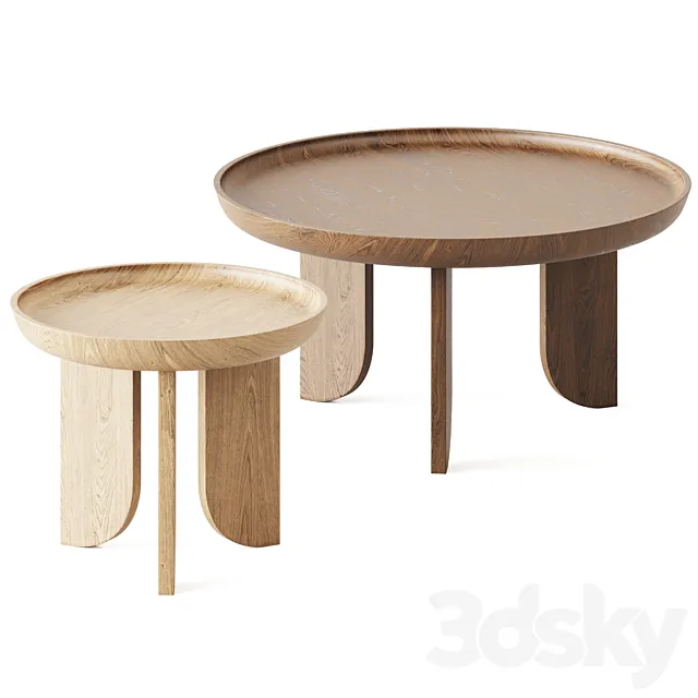 Dish Coffee Table by Grain 3DSMax File