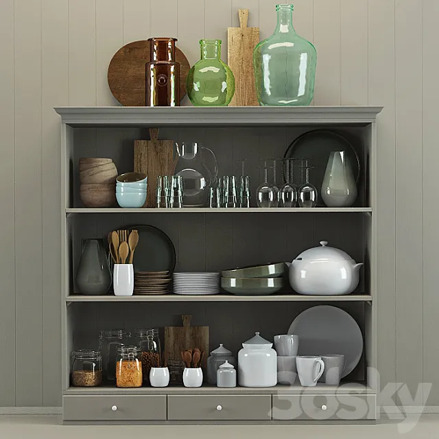 Dishes 3DSMax File