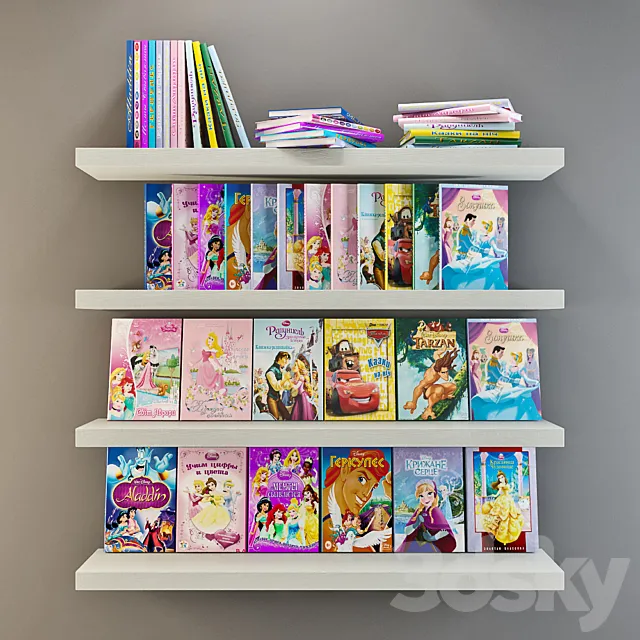 Disney Children’s Books 3DSMax File