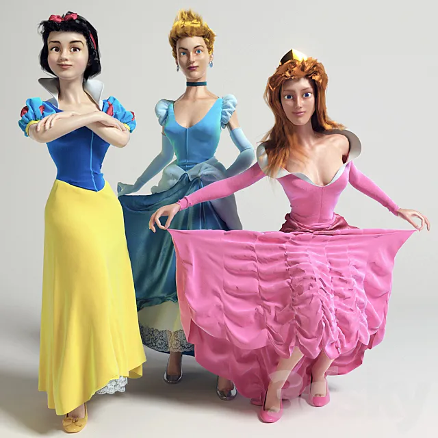 Disney Princess (vray GGX) 3DSMax File