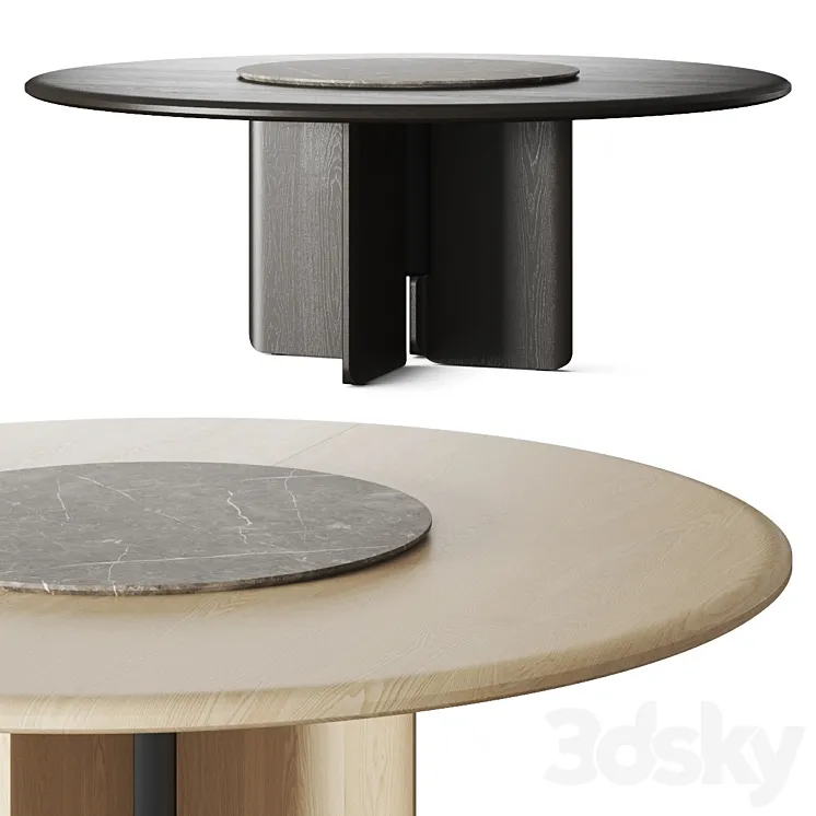 District Eight Faifo Dining Table 3DS Max Model