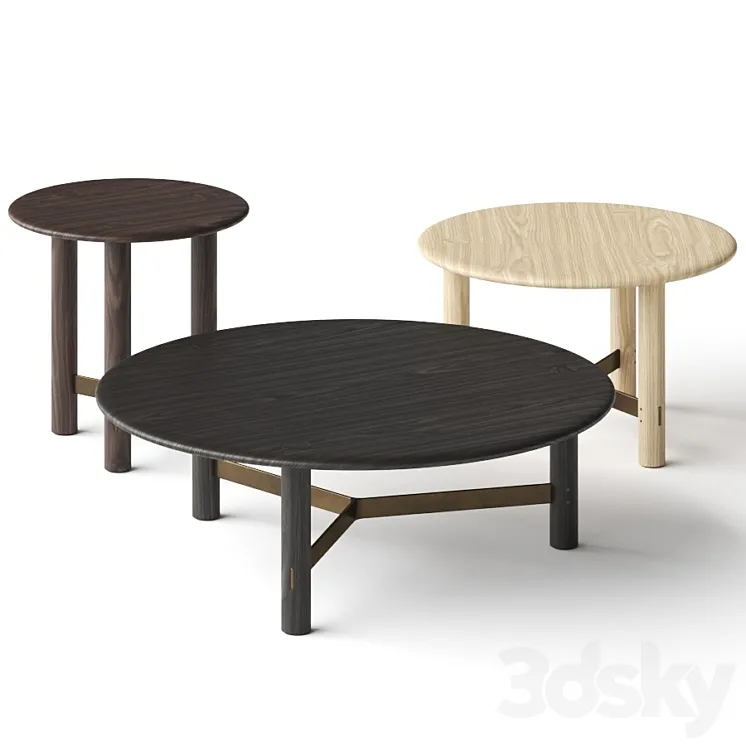 District Eight Stilt Coffee Tables 3DS Max Model