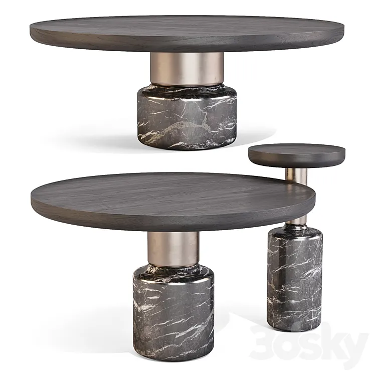 District Eight: Torus – Coffee and Side Tables 3DS Max Model