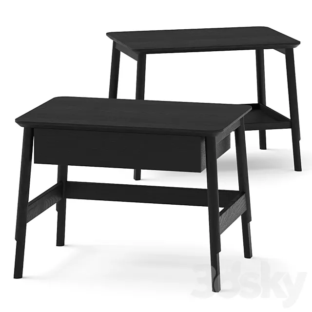 Ditre Italia Aany Nightstand Bedside Table 3DS Max Model