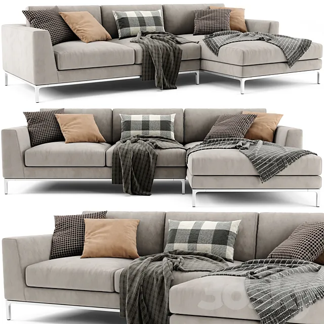 Ditre Italia Artis Chaise Longue Sofa 02 3ds Max