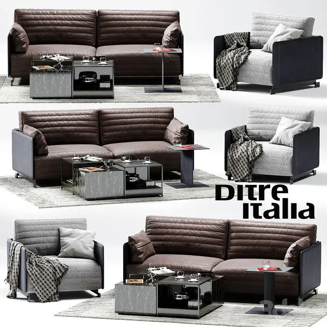 Ditre Italia BAG Sofa 02 3dsMax Model
