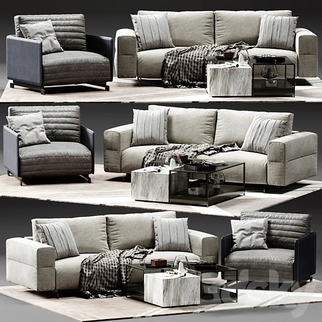 Ditre Italia BAG Sofa 04 3DSMax File