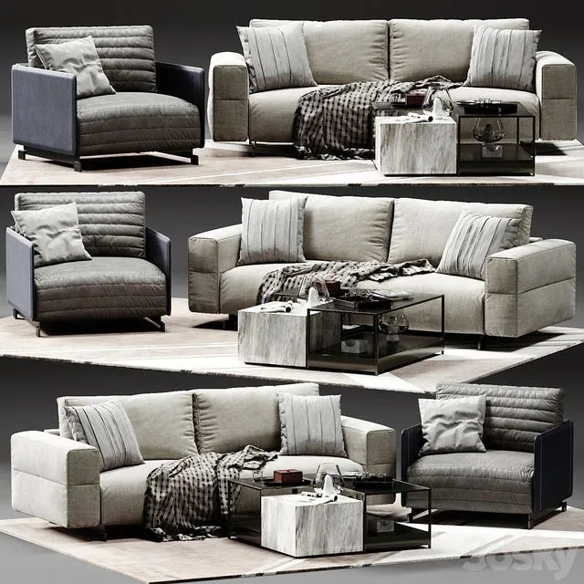 Ditre Italia BAG Sofa 04 3dsMax Model