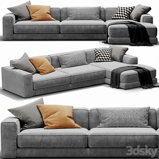 DItre Italia Buble Chaise Lounge 3dsMax Model