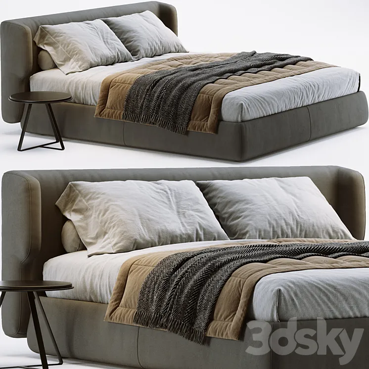 Ditre italia claire bed 3DS Max Model