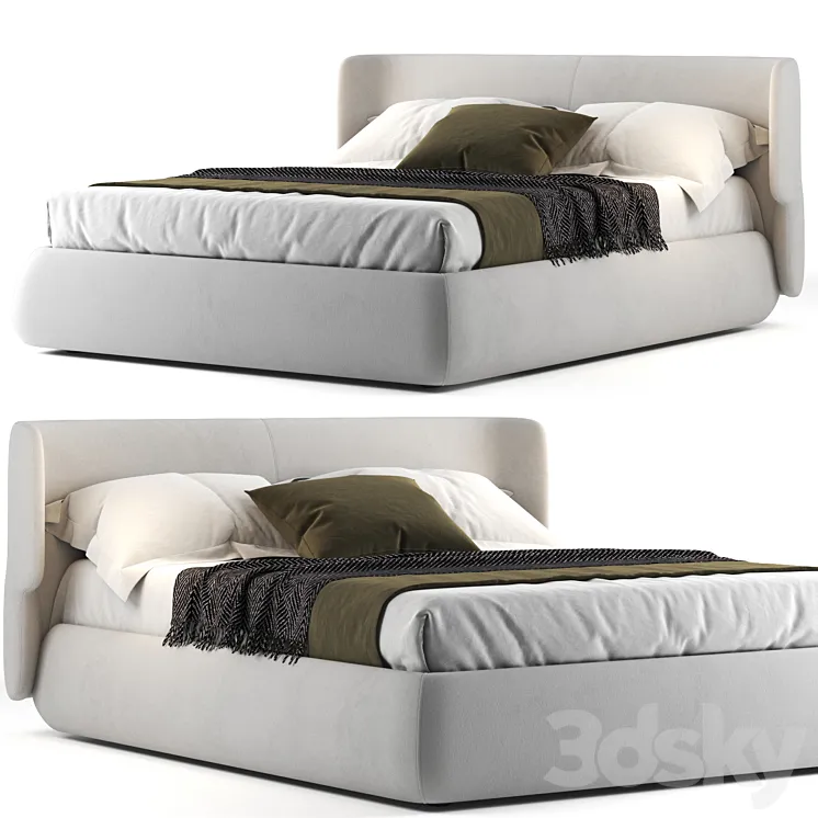 Ditre Italia CLAIRE BED 3DS Max Model