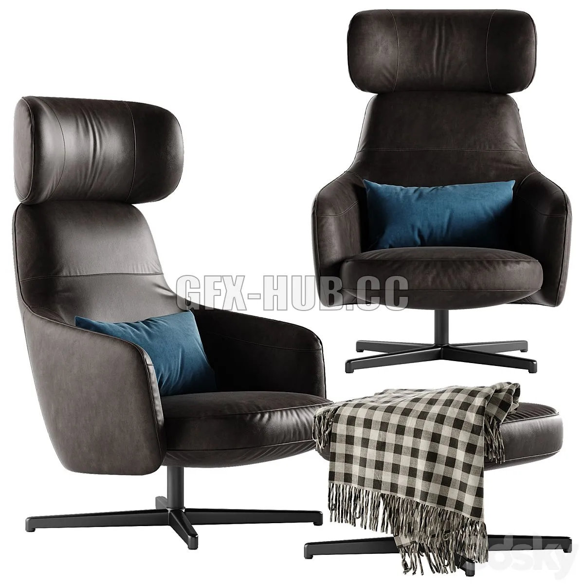 Ditre italia cuper armchair 3dsMax Model
