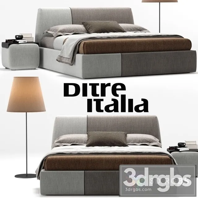 Ditre Italia Dixon Bed 3dsmax Download